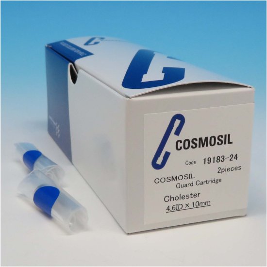 Nacalai Tesque COSMOSIL 5Cholester Analytical HPLC Guard Cartridge Column, 5 µm, 120 Å, 4.6 mm x 10 mm, 2/Pk - 19183-24 - Click Image to Close