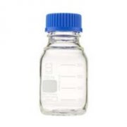 Waters DURAN 250 mL clear glass laboratory bottle, DOMINO - 186010193