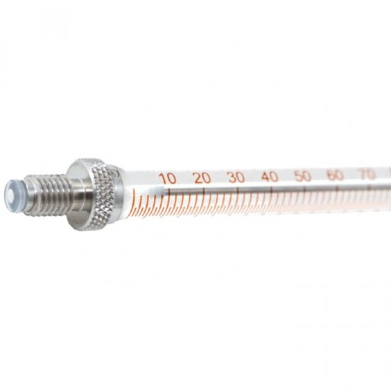 SETonic 1/4-32 UNEF Screw Fitting 25 ul Syringe without Needle for Agilent Autosamplers, SYR 25ul 1/4"-32UNEF D3,2 w/o needle, 1/Pk - 3030172, 2606500, 9301-0633, HP 1090 - Click Image to Close