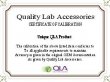 QLA Re-Calibration of Low Cost Digital Thermometer - RECAL-DTLC