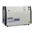 Bambi VTS Range VTS200 Silenced Oil Free Ultra Quiet Air Compressor without Air Dryer, 2.0 Hp Motor, 142 L/min FAD at 5 bar, 23 L Receiver, 65 x 93 x 48 cm - VTS200