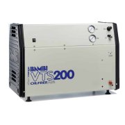 Bambi VTS Range VTS200 Silenced Oil Free Ultra Quiet Air Compressor without Air Dryer, 2.0 Hp Motor, 142 L/min FAD at 5 bar, 23 L Receiver, 65 x 93 x 48 cm - VTS200