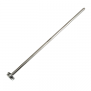 QLA 14.5" (370mm) Basket Shaft for 24.5mm ID Basket, Agilent/VanKel V-Series compatible, 316 Stainless Steel, Serialised - CUSTSHT-VK13