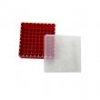 Shimadzu PP storage box for 1.5 ml vials, 81 cavities with alphanumeric coding - 961-10050-09