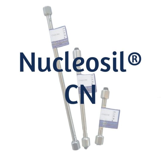 Dr. Maisch Nucleosil® 100 CN Analytical HPLC Column, 5 µm, 100 Å, 4 x 75 mm, 1/Pk - N15.C0.S0704 - Click Image to Close