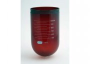 QLA Amber TruCenter Glass Vessel, 1000ml, V-series VanKel Compatible - GLA9AM-VK (12-5020)