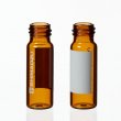 Shimadzu Vials, 4Ml Amber Glass Screw Top Vial W/ Cap & Septa, 13mm Pp Screw Cap, Silicone/Ptfe, 100/Pk - 220-97331-23