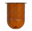 QLA 1000mL Amber Glass Apex Vessel, Erweka compatible, Serialised - GLA9PK-AEW