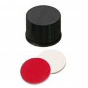 Shimadzu Vials, Screw Cap & Septa Only, No Vial, 13mm Pp Screw Cap, Solid Cap Top, Silicone/Ptfe, 100Pk - 220-97331-19