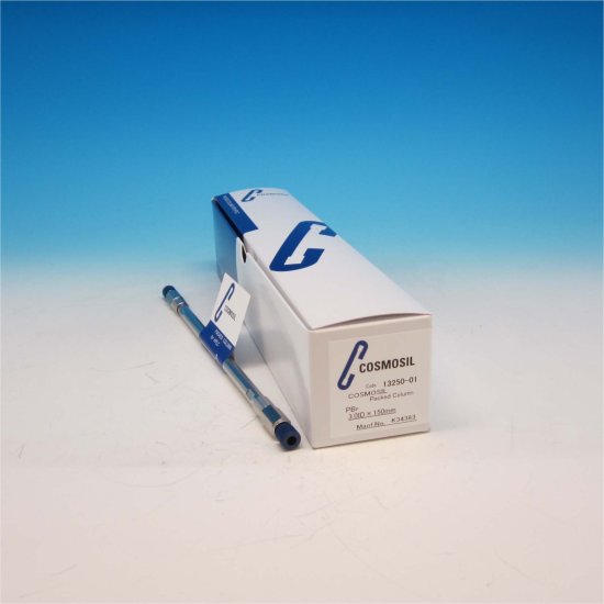 Nacalai Tesque COSMOSIL 5PBr Pentabromobenzyl Analytical HPLC Column, 5 µm, 120 Å, 3 x 150 mm, 1/Pk - 13250-01 - Click Image to Close