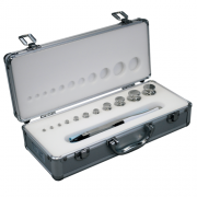 Adam Equipment OIML Stainless Steel E2 1g - 200g Calibration Weight Set and Carry Case