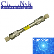 Chromanik SunShell C18 HPLC/UHPLC Analytical Column, 90 A, 2.6 um, ID 4.6 mm x Length 75 mm, 1/Pk - CB6451