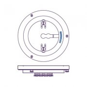 QLA Small Volume Adapter for Copley Baths includes Cover and RING01-COP for QLA GLA100-DK or GLA200-DK vessels - SMVASSY-COP