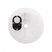 QLA Clear Hinged Conical Cover with Extra Hole (0.53” diameter), Agilent/VanKel Magnetic Collar compatible - COVERV-LLVSDK