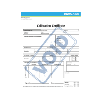 Calibration Certificates for Scales and Balances
