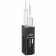 Hellma 176.754-QS Compact Flow-Through Fluorescence Cell, Quartz SUPRASIL Glass, 200-2500 nm, 275 ul, 10 x 2.5 mm Path Length, 15 mm Centre Height, 1/Pk - 176-754-10-15-40