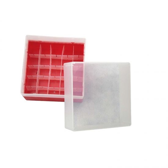 Shimadzu PP storage box for 10, 20 ml headspace-vials, 25 cavities - 961-10050-10 - Click Image to Close