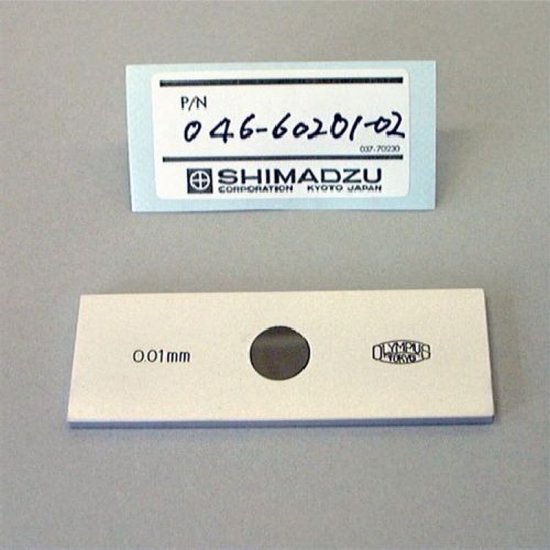 Shimadzu Objective Micrometer - 046-60201-02 - Click Image to Close