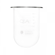 QLA 1000mL Clear Glass Vessel, Erweka compatible, Serialised - GLA900-EW (80-000-1002)