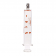 QLA 20cc Clear Glass Syringe, Agilent/VanKel Compatible - SYR020-01 (12-3230)