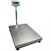 Adam Equipment GFK Approved Floor Checkweighing Scales, External Calibration, 300 kg Capacity, 100 g Readability, 400 x 500 mm Pan Size - GFK 300Mplus