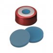 Shimadzu Magnetic Bimetal Cap, red, 8.0 mm centre hole - 961-10030-08