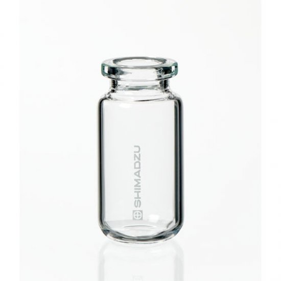 Shimadzu Vials, 10Ml Headspace Vial Only, Crimp Cap Style, 46 X 22.5mm, Clear Glass, Round Bottom, 100/Pk - 220-97331-50 - Click Image to Close