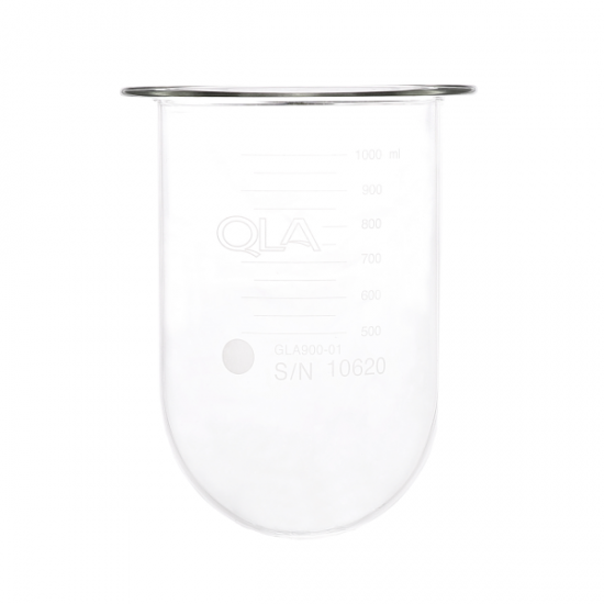 QLA 1000mL Clear Glass Vessel, Agilent/VanKel compatible, Serialised - GLA900-01 (12-5000) - Click Image to Close