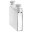 Hellma 110-QX Macro Absorption Cell with 2 stoppers, Quartz SUPRASIL 300 Glass, 200-3500 nm, 14000 ul, 40 mm Light Path, 1/Pk - 110-40-46