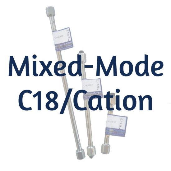 Dr. Maisch Mixed-Mode C18/Cation Analytical HPLC Column, 5 µm, 3.2 x 150 mm, 1/Pk - 5213007 - Click Image to Close