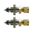 SGT Click-On Connector Set - 1/4" Brass - CO2001