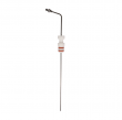 QLA 13" (330mm) Bent 316 Stainless Steel Cannula with SS Luer Lock, Pre-set with stopper at 900mL, Sotax compatible - CAN013-ST-9