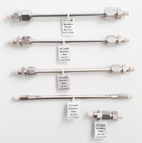 Shodex HPLC Column RSpak DS-613 ID 6,0mm L 150mm - F7001001 - Click Image to Close