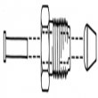 PerkinElmer Fused Silica Adapter, Inner Diameter: 0.6mm to 0.8mm, Column Inner Diameter: 0.53mm, 1/16in - N9302847