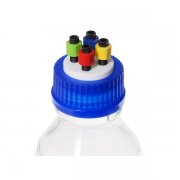 VICI Jour VICI Cap Kit, GL45 Threads, 4 Ports, 1/4-28 Connections, 1 Litre Bottle - JR-S-11103