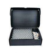 Shimadzu 20 ml headspace vial kit Aluminium Cap, plain, 10 mm centre hole, 100 pcs - 961-10010-12, 220-97331-53