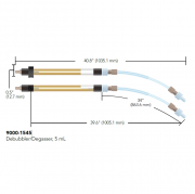 Biotech 5 mL Debubbler/Degasser, 5 mL in transfer line with 5 mL in bubble trap - 9000-1545