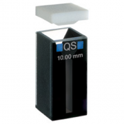 Hellma 105B-QS Micro Absorption Cell, black side walls and base, Quartz SUPRASIL Glass, 200-2500 nm, 300 ul, 10 mm Light Path, 1/Pk - 105-B-10-40