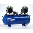 Bambi VT Range VT300 Ultra Low Noise Oil Free Air Compressor without Air Dryer, 3.0 Hp Motor, 238 L/min FAD at 5 bar, 100 L Receiver - VT300