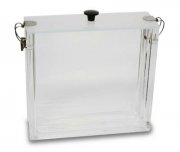 Analtech Brand Standard Latch-Lid & Tank 20x20cm with Aluminium Rack (holds 6 plates) - A80-30