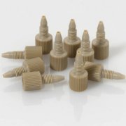 CTS Sciencix Fingertight One Piece 10-32 PEEK Male Nut/Ferrule for 1/16" OD Tubing, 10/pk - 11-1240, 5063-6591, ED020005, 016325