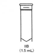 Shinwa Sample Cup IIB Brown (1000 pcs), 1.5 mL - SAMPLECUPIIBBROWN15MLX1000