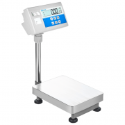 Adam Equipment BKT Label Printing Scales with Pillar, External Calibration, 32 kg Capacity, 1 g Readability, 300 x 400 mm Pan Size - BKT 32