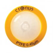 QLA 0.45 um Cronus Syringe Filters, PTFE, 25mm diameter, Colour-coded Yellow (Pack/100) - FFPT2545-100