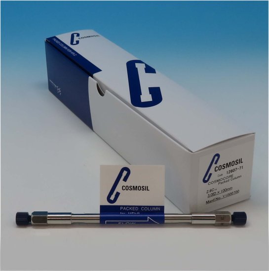 Nacalai Tesque COSMOCORE 2.6C18 Analytical UHPLC Column, 2.6 µm, 90 Å, 3 x 100 mm, 1/Pk - 12607-71 - Click Image to Close
