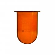 QLA 1000mL Amber Glass Vessel without Centering Ring, Logan compatible - GLA900-ALG