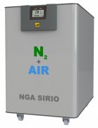 LNI SWISSGAS NGA SIRIO Ultra High purity Nitrogen and dry clean air with long life pistons compressor integrated