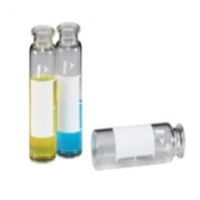 PerkinElmer Headspace Convenience Kit: 20 mL Crimp Top Vial with Flat Bottom and matching PTFE/Silicone Ultra Bleed cap/septa (1000/pack) - N9300903