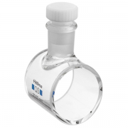 Hellma 120-QS Macro Cylindrical Absorption Cell, PTFE Stopper, Quartz SUPRASIL Glass, 200-2500 nm, 5600 ul, 20 mm Path Length, 1/Pk - 120-20-40