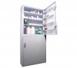 Lec Medical Controlled Drugs Cabinet, Ambient Steel, Wall / Floor Mounted - CDC1250 Lec Medical Controlled Drugs Cabinet, Ambient Steel, Wall / Floor Mounted - CDC1250